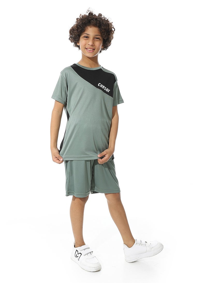 Caesar BoysSport T-Shirt With Short Set - Image 4