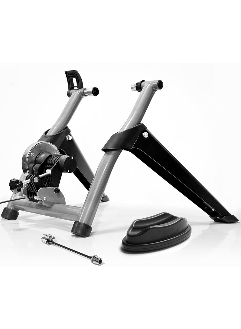 YOUWE7 Bike Trainer - Portable Fluid Stationary Bike Stand for Indoor Riding, Bike Trainer Stand with 26-29" & 700C Wheels, Quick Release Lever & Adjustable Rubber Feet,Upgraded Foldable Storage - Image 1
