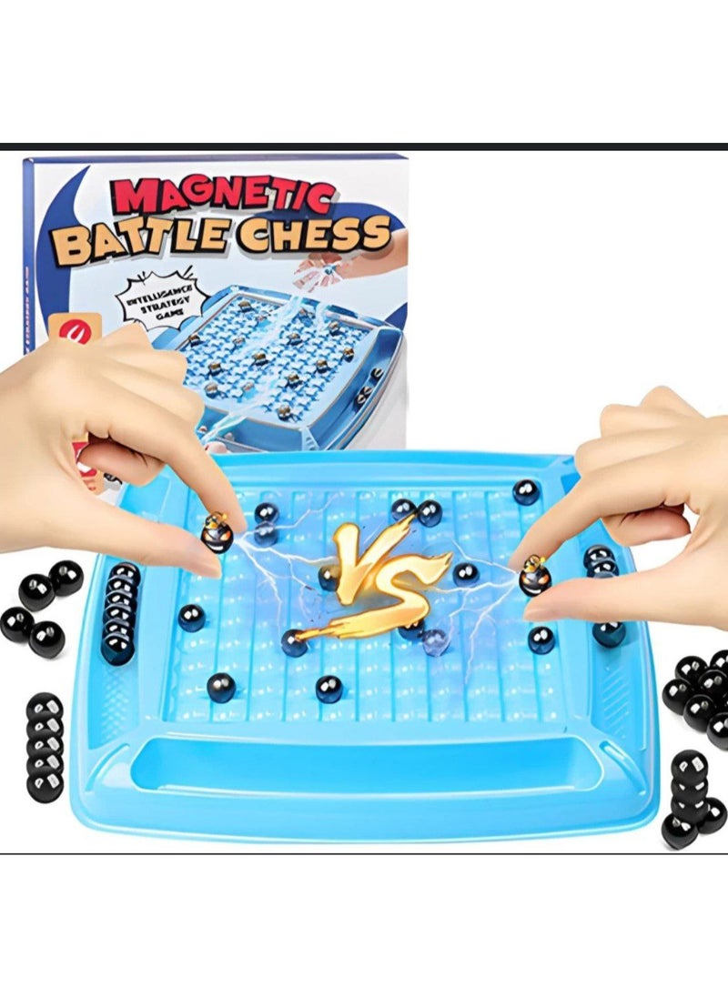 null - Magnetic Chess Game, 2024 New Multiplayer Magnetic Chess Games with Pieces, Fun Magnetic Board Game Set - Portable Chess Board for Kids 9+ and Adults Home Party Travel Supplies - Image 1
