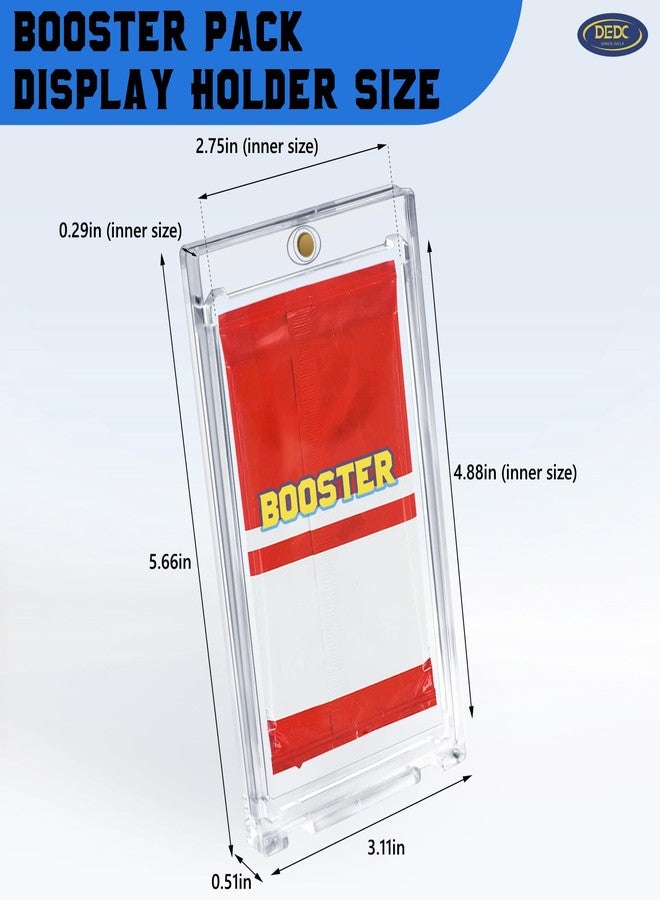 DEDC 3-Pack Booster Pack Protector One Touch Card Holder- UV Magnetic Booster Bundle Case Booster Pack Case Display Holder - Image 2