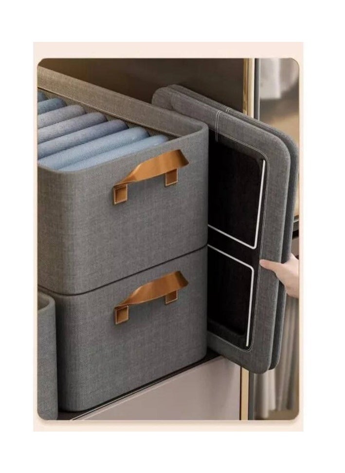 Generic - Dressing room organizer is very suitable for organizing clothes in a neat and organized way. There is nothing better than this. The legs are made of metal and can be used as a book organizer. Dressing room organizer with original imported metal legs. - Image 1