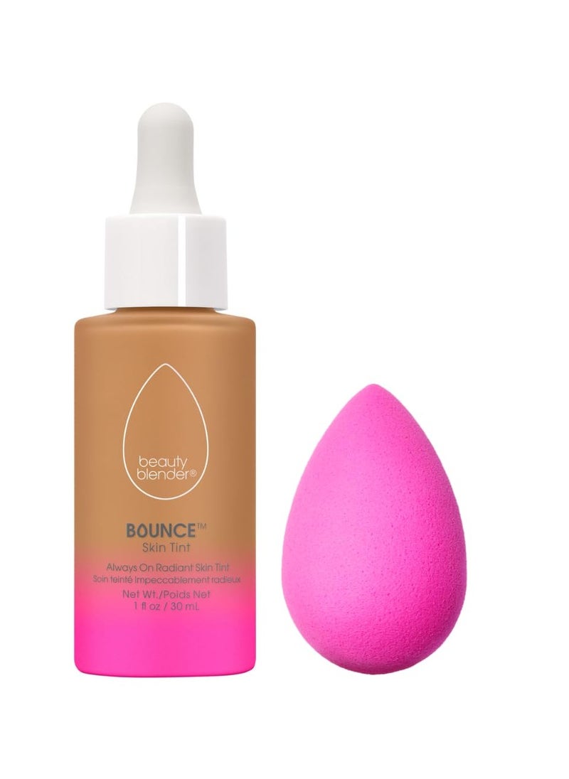 beautyblender Beautyblender 12-Hour Always on Radiant Skin Tint (Tan 3) & Original Pink Beauty Blender Makeup Sponge Bundle 