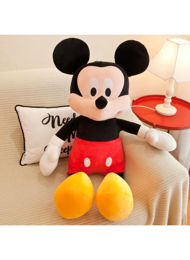 Mickey Minnie Doll Plush Toy Mickey Mouse Rag Doll Children Doll Sleeping Pillow Birthday Gift Girl-Colour:Mickey-High:1.3m 【collect And Follow-three-piece Gift Set】 - Image 1