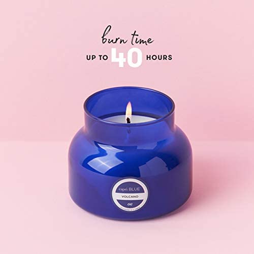 Capri Blue Volcano Scented Candles - Luxury Glass Jar Candles for Home Scented with Tropical Fruit & Sugared Citrus - Soy Wax Blend - Capri Blue Volcano - Blue Color (8 oz) - Image 4