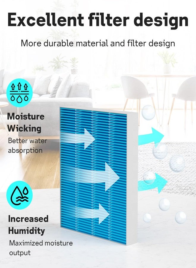 Leemone 16-Pack 6000S Humidifier Wick Filter Replacement for LEVOIT Superior 6000S Smart Evaporative Humidifier, Effectively Capture Large Particles and Minerals - Image 4