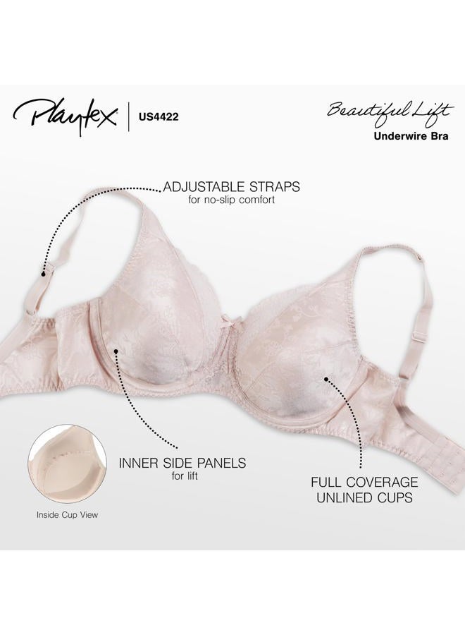 playtex Women's Full Coverage, Natural Beige, 38DDD / 85F - Image 5