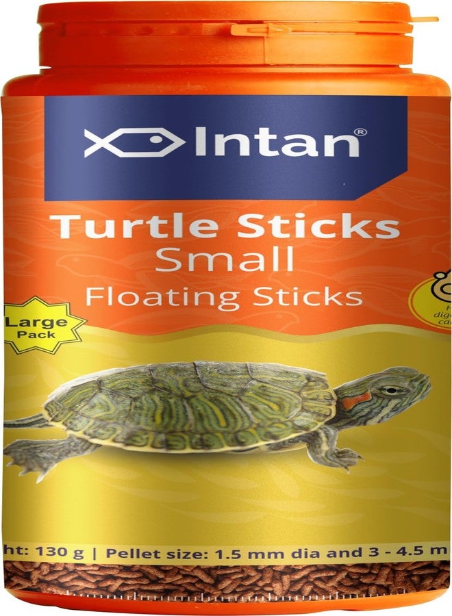 Intan Fisher Men Intan Turtle Food for All Life Stages for Growth & Health | Small Floating Sticks Suitable for All Turtles | Large Pack Turtle Feed for Better Health | 130 Gm Each, 1.5 mm Dia, Pack of 2 - Image 2