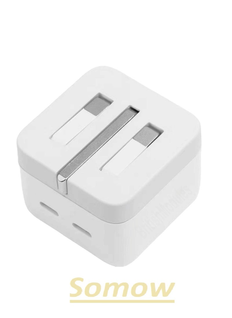 ELTRAZONE Type C Pd Wall Charger (Dual Usb-C Ports For 35W Per Port Fast Power Delivery Enabled Charging For Iphone 14 13, 12, 12 Pro, 12 Pro Max, Mini, Ipad Pro, Galaxy, And More)  - Image 3