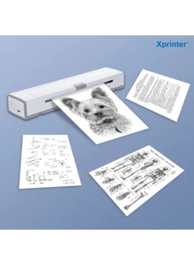 Thermal Xprinter XP-T81 High Resolution Mini Portable Thermal Transfer Printer - Image 5