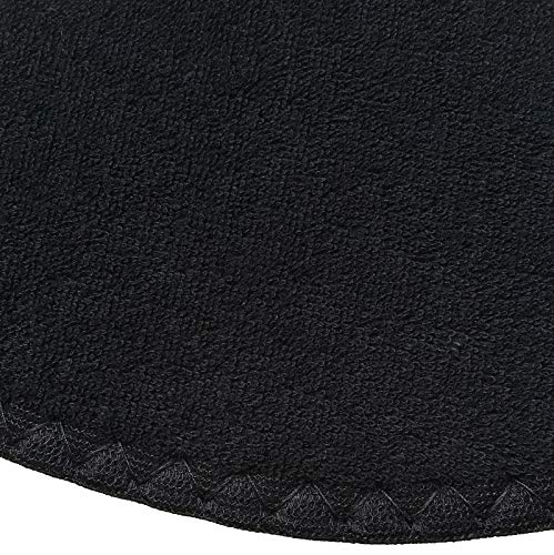 Happystep Cotton Terry Cloth Insoles, Barefoot Shoe Inserts, Sweat Absorption, Odor Control, Moisture-Wicking, Washable and Reusable, Zero Drop Shoe Insoles, 2 Pairs of Black (Women Size 5) - Image 5