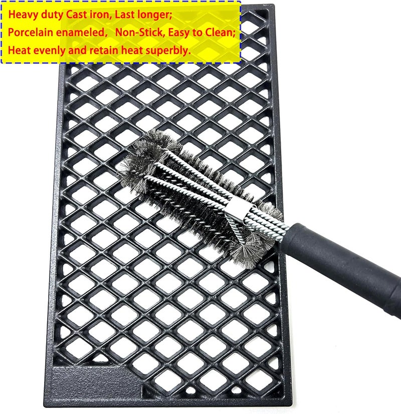 Direct Store DC148 16 4/9'' Cast Iron Cooking Grates for Dynaglo DGH450CRP DGH450CRP-D 4 Burner, DGH474CRP DGH485CRP DGB494SPB, for Kenmore 146.16132110 146.23678310 Backyard BY13-101-001-12 Grill - Image 5