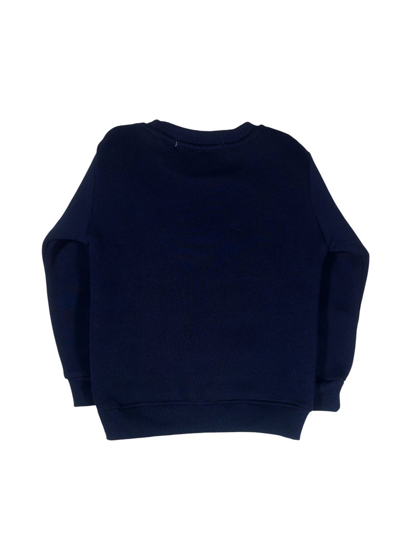 بيبي كو سويت شيرت ميلتون أزرق ركحلي مونسترز - Image 3