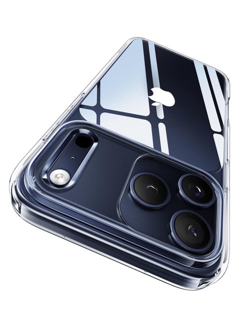 iPhone 17 Pro Cover Clear Slim Scratch Resistant Anti-Drop iPhone 17 Pro Case Shockproof Protective Phone Case for iPhone 17 Pro 6.3 inch