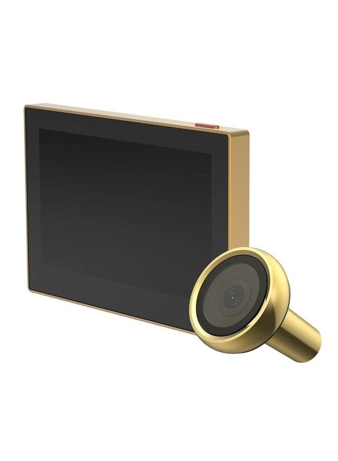 إيزفيز كاميرا عرض الباب الرقمية مع شاشة LCD، ثقب الباب بدون أسلاك HP2 -ذهبي - Image 2