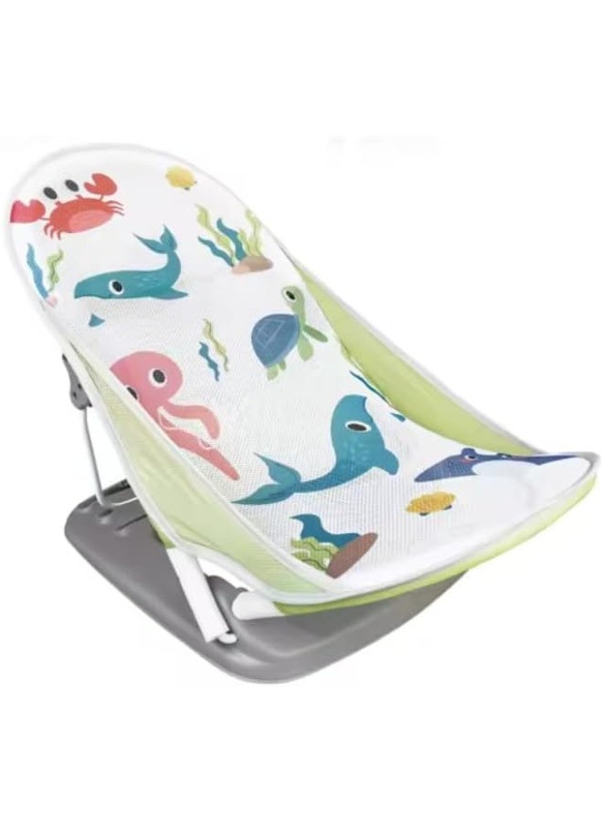 تيبيبي كرسى استحمام للأطفال برسومات جذابه - 3 مستويات وقابل للطى