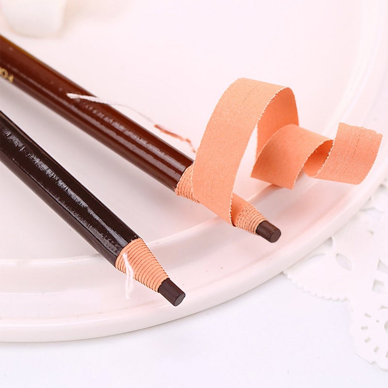 Queenland 5 COLORS Set Eyebrow Pencil Drawing Eye Brow Pen Peel Off Makeup Cosmetic - Image 5