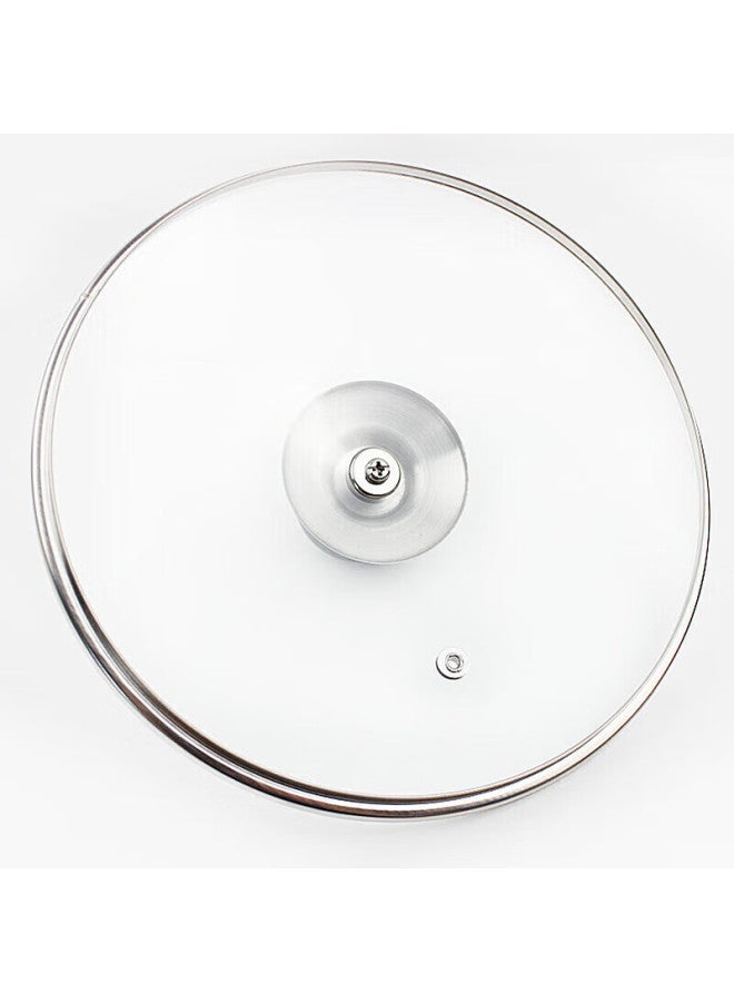 MAX COOK Maxcook Glass Soup Pot Lid, 304 Stainless Steel Rim, Wok Lid, Frying Pan Lid, Hot Pot Lid, 26cm, Mcpj9623 - Image 4
