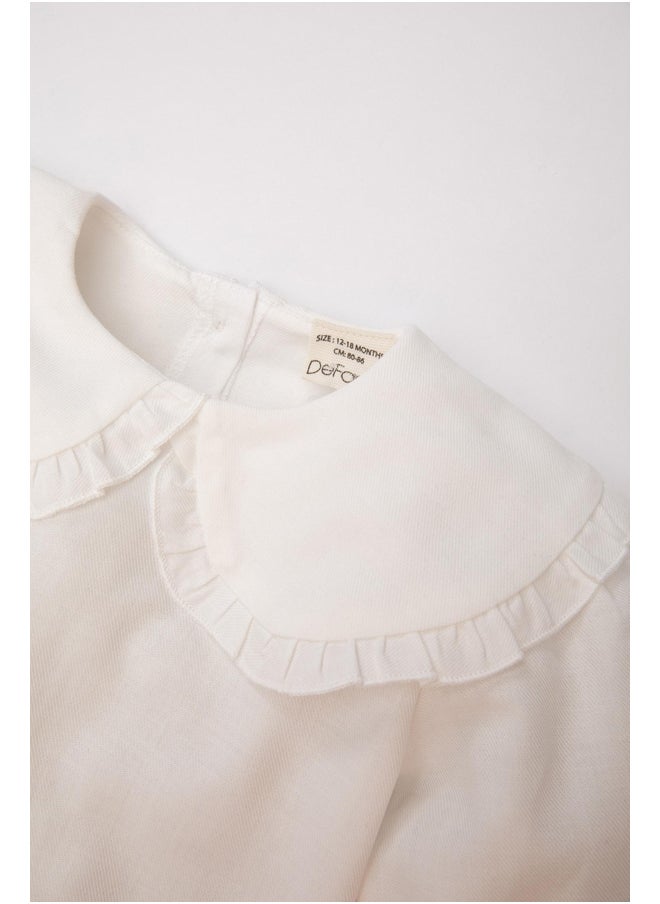 DeFacto - Babygirl Regular Fit Frill Neck Woven Set - 2 Pack - Image 1