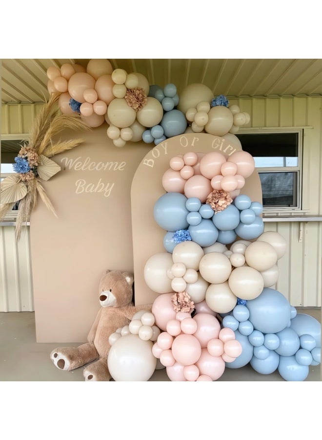 Pink Blue Balloon Garland Kit,121Pcs Gender Reveal Balloon Garland Arch Kit with Pink Blue Balloon for Gender Reveal Party Decoration,Boy or Girl Baby Shower,Birthday Party,Bridal Shower - Image 4