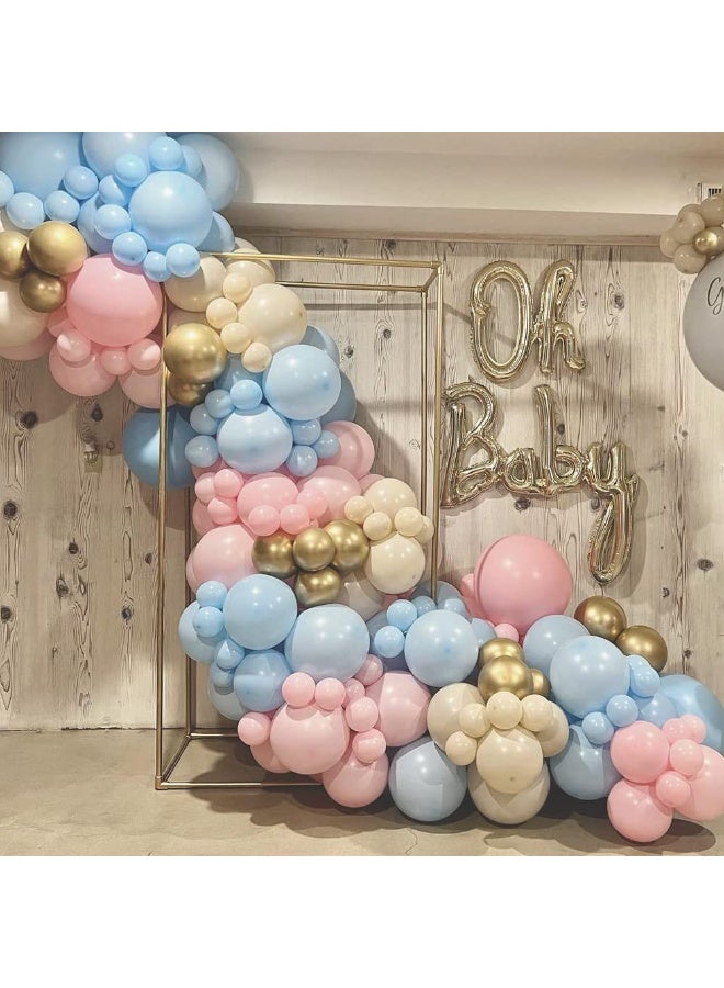 Pink Blue Balloon Garland Kit,121Pcs Gender Reveal Balloon Garland Arch Kit with Pink Blue Balloon for Gender Reveal Party Decoration,Boy or Girl Baby Shower,Birthday Party,Bridal Shower - Image 3