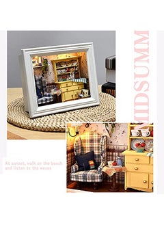 Flever Flever Dollhouse Miniature DIY House Kit Creative Room with Furniture and Frame Type for Romantic Valentine's Gift (A Midsummer Afternoon)  - Image 3