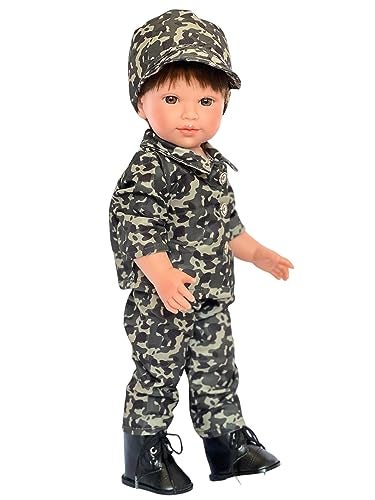 MBD Army Outfit Fits 18 Inch Kennedy and Friends Boy Dolls 18 Inch Boy Doll Clothes Complete with Boots and Underwear - Image 5