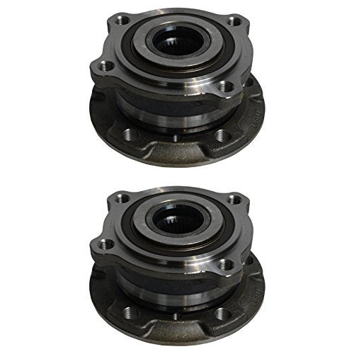 TRQ Front Wheel Hub Bearings Assembly Set Compatible with 2007-2018 BMW X5 2008-2018 X6 - Image 4