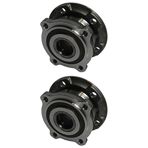 TRQ Front Wheel Hub Bearings Assembly Set Compatible with 2007-2018 BMW X5 2008-2018 X6 - Image 3