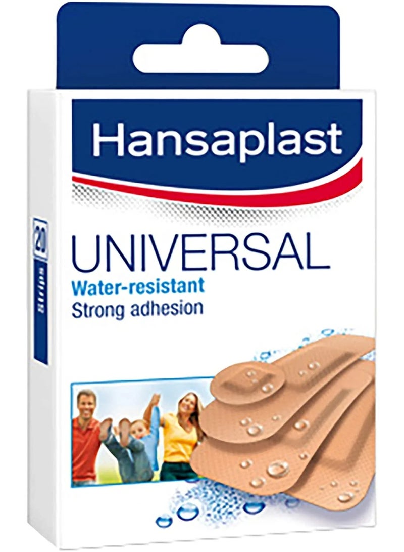 هانزابلاست لصقة جروح يونيفيرسال مقاومة للماء من هانزابلاست 20 قطعة - Image 2