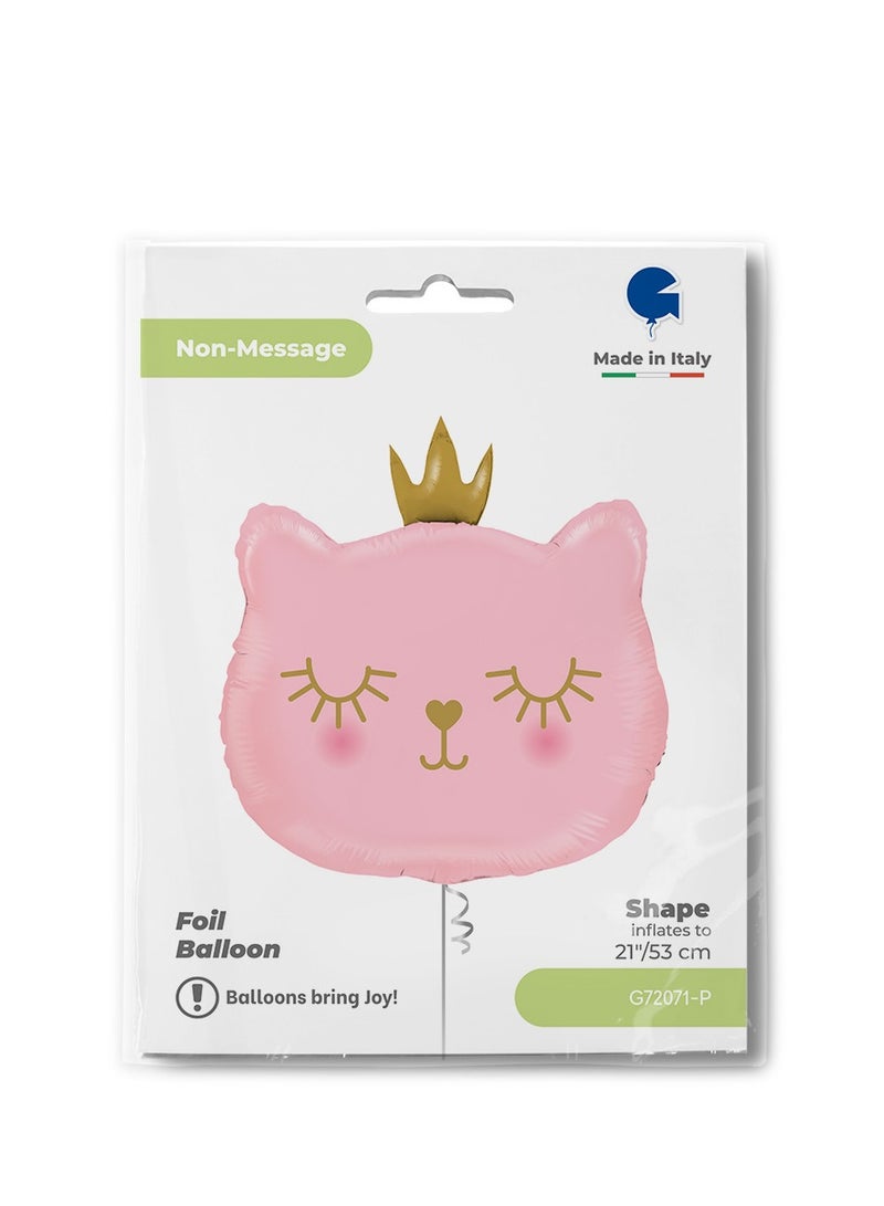 GRABO 21" Foil Balloon Cat Princess - Image 2