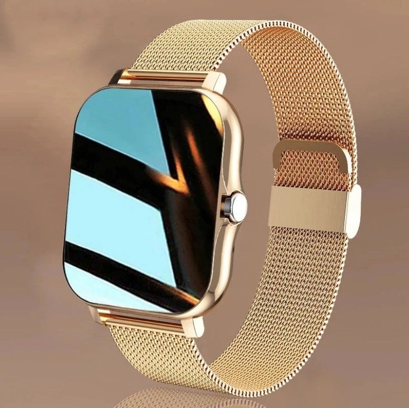 Smart Watch Y13 1.83 Touch GT20 Heart Rate Bluetooth Gold Steel
