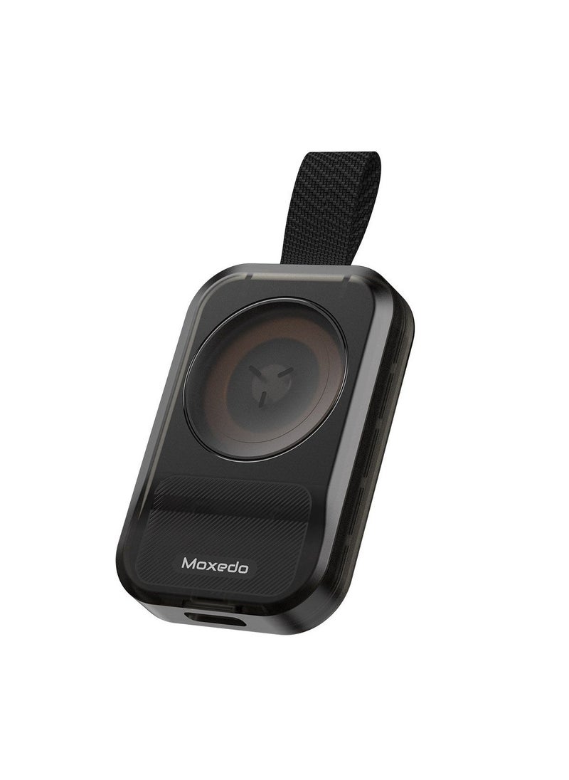 Moxedo Moxedo Portable Watch Charger Wireless Magnetic Charger USB-C Port with Braided Lanyard Compatible with Apple Watch Series 10/9/8/7/6/5/4/3/2/SE/Ultra Series  - Image 1