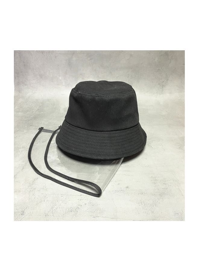 NIBEMINENT Adjustable Protective Face Shield Hat Visor Clear/Black 35x2x25centimeter  - Image 3