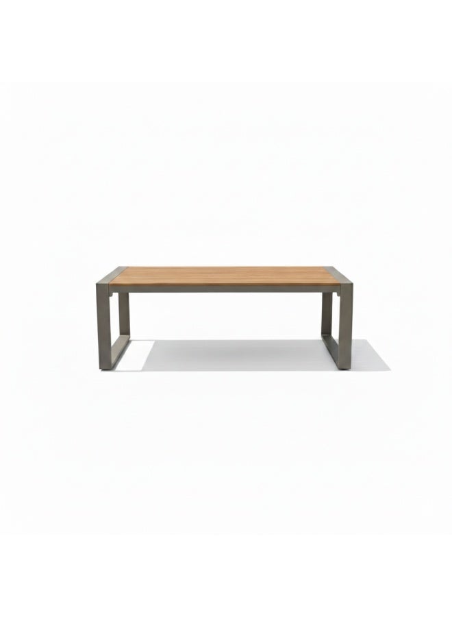 Casa Fiora Casafiora 5-Seater Modern Aluminum Outdoor Sofa Set with WPC-Top Coffee Table - Image 4