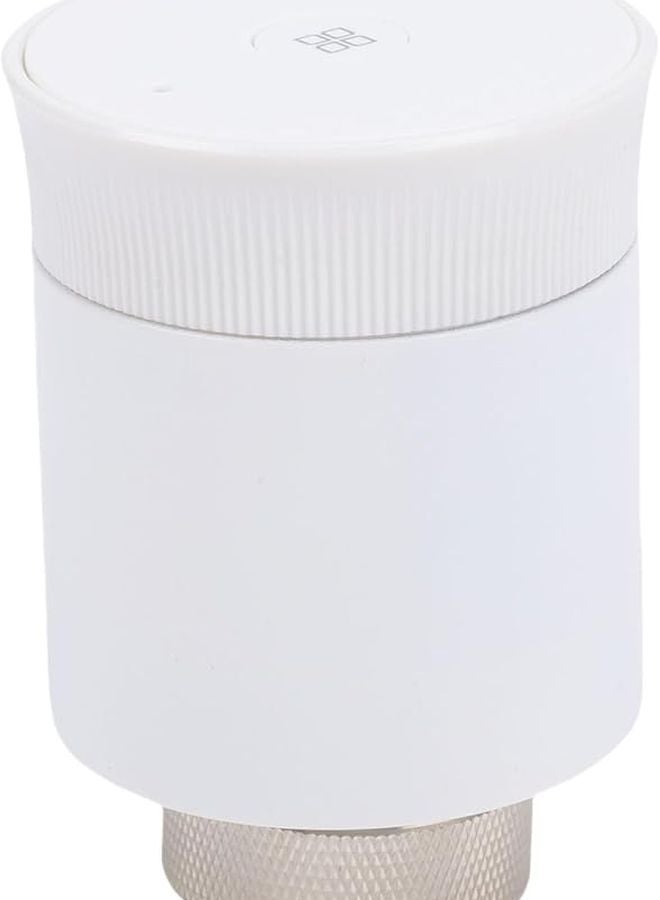 White Smart Thermostat Radiator Valve Zigbee Remote Control Energy Saving - Image 3