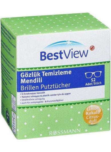 Best View Glasses and Glass Screen Cleaning Wipes 208 Pcs - 4 Boxes  - Image 1