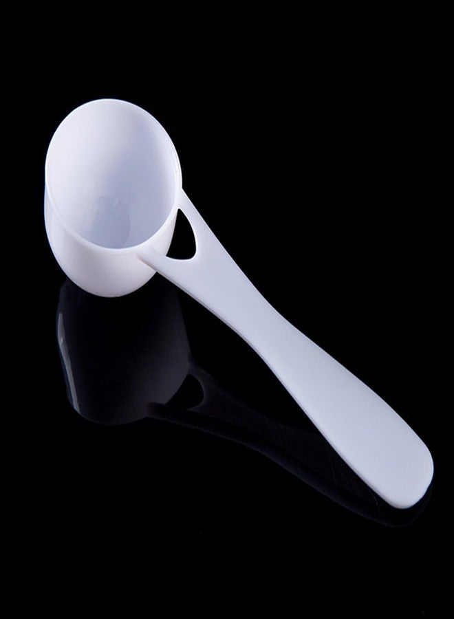 ZAAWUUT Small Scoop Measuring Spoon,Set of 10,Short Handle Spoons for Spices Jar Powder Bags Dry Goods,Home and Lab Supplies,5g Capacity - Image 2
