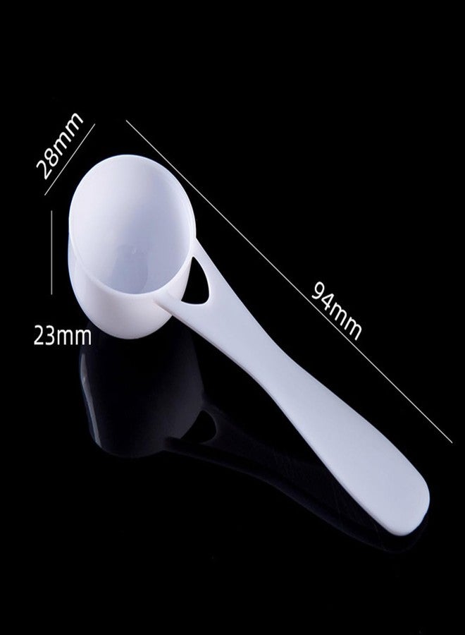 ZAAWUUT Small Scoop Measuring Spoon,Set of 10,Short Handle Spoons for Spices Jar Powder Bags Dry Goods,Home and Lab Supplies,5g Capacity - Image 4