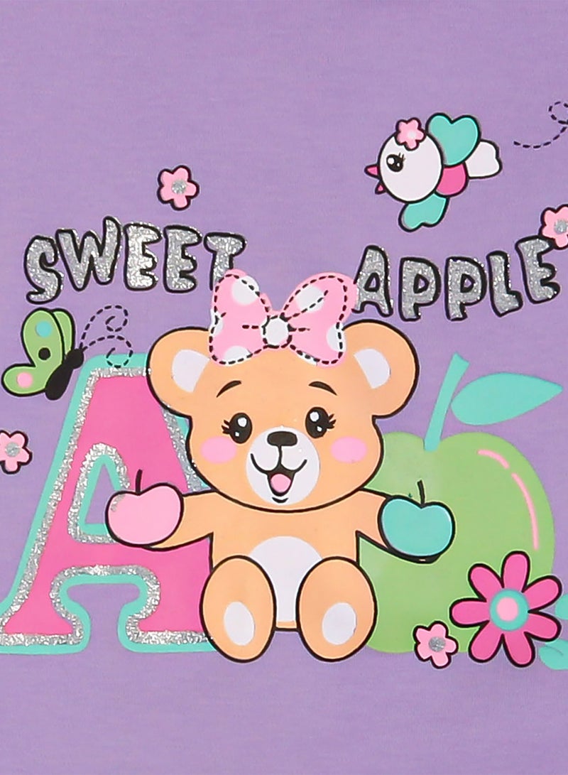 زيركون بيجامة بناتي صيفي - Image 2