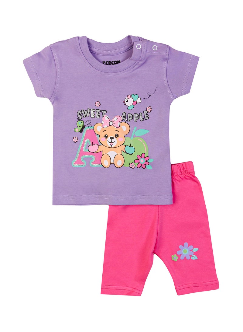 زيركون بيجامة بناتي صيفي - Image 1