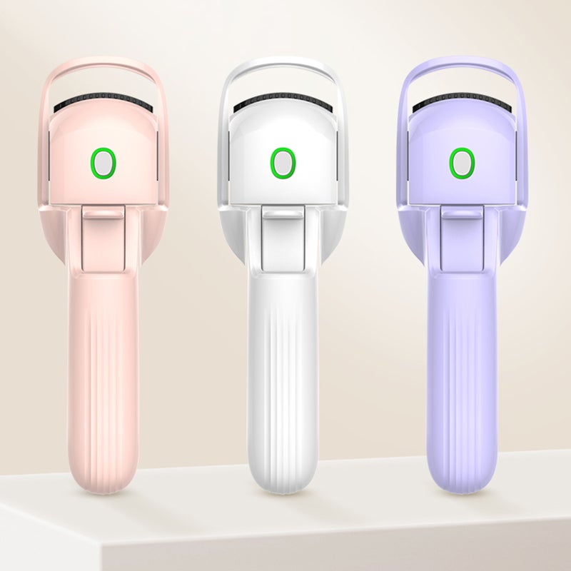 Electric Heated Eyelash Curler 3 Gears Temperature Control Heat-up Eyelash Curling Tool Rechargeable Type-C Charging for Long-lasting Non-damaging Curled Eyelashes - Image 3