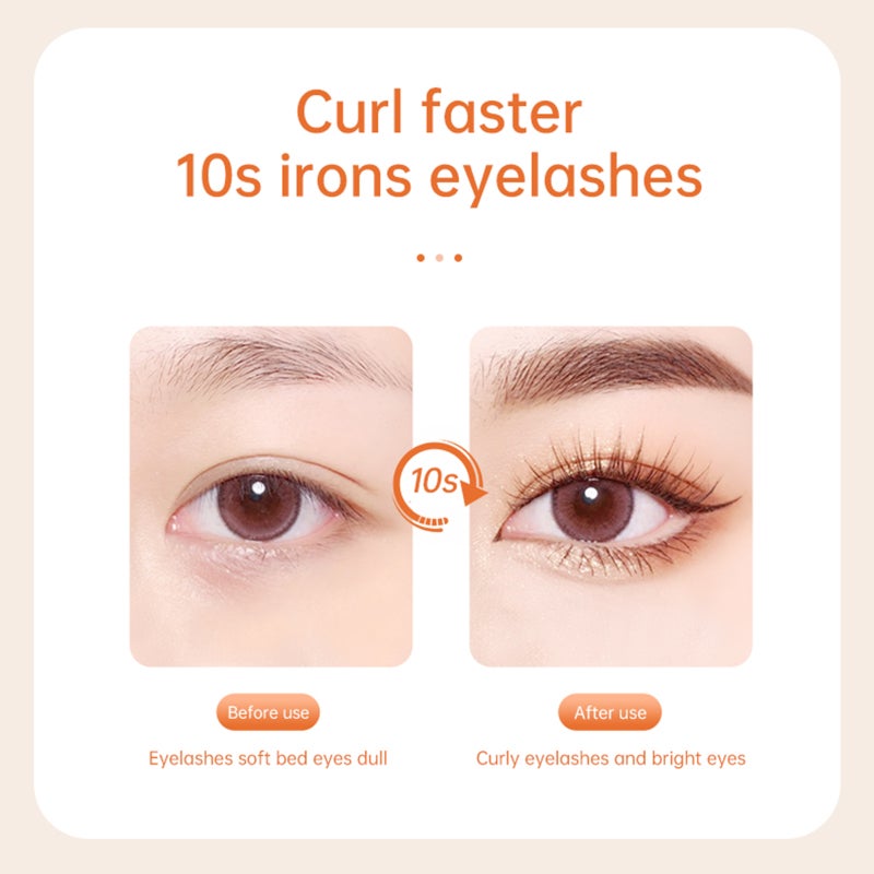 Electric Heated Eyelash Curler 3 Gears Temperature Control Heat-up Eyelash Curling Tool Rechargeable Type-C Charging for Long-lasting Non-damaging Curled Eyelashes - Image 4