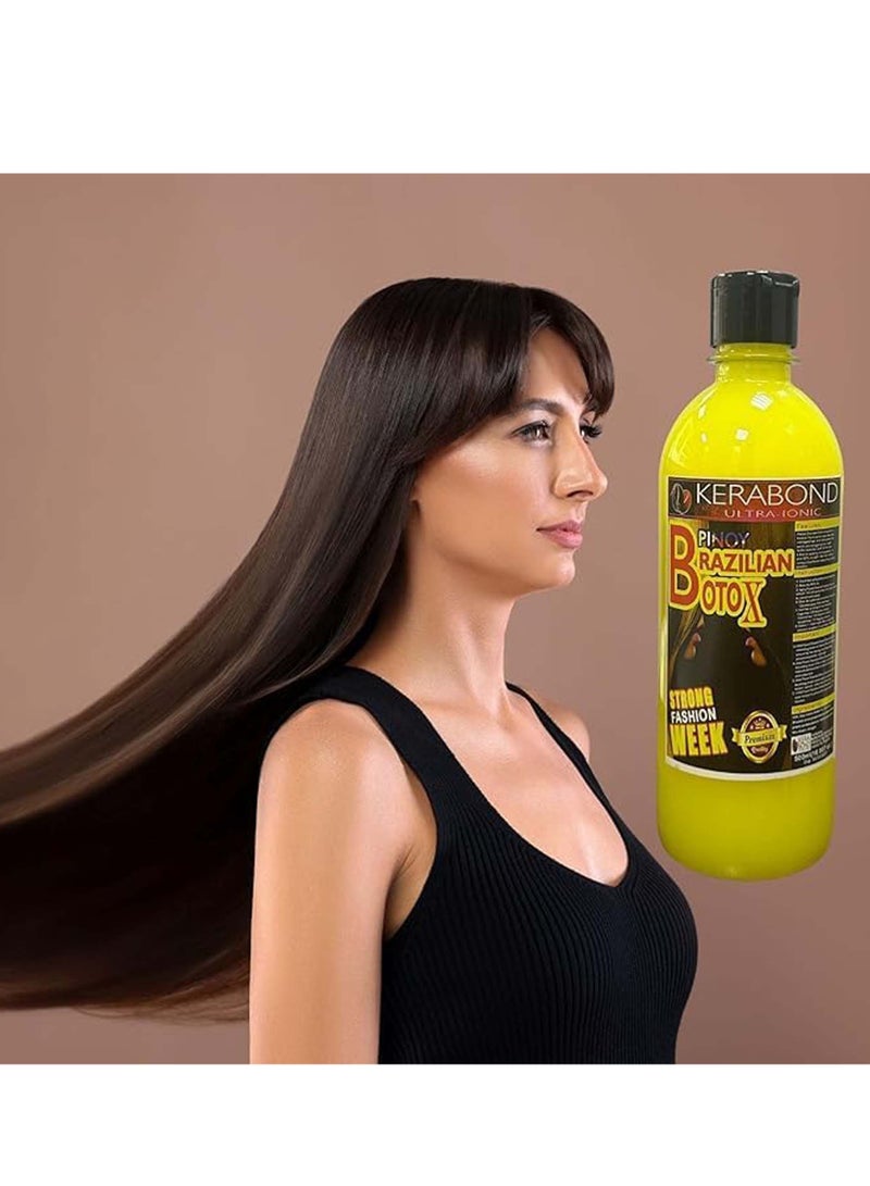 كاربوند علاج الشعر بالبوتوكس البرازيلي من كيرابوند ألترا أيونيك بينوي 500 مل - قوي - Image 2