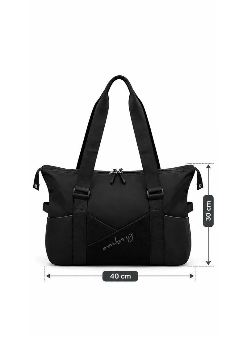 Waf Lightweight Nylon-Style Large Capacity Tote Bag for Women - Travel, Gym & Shopping