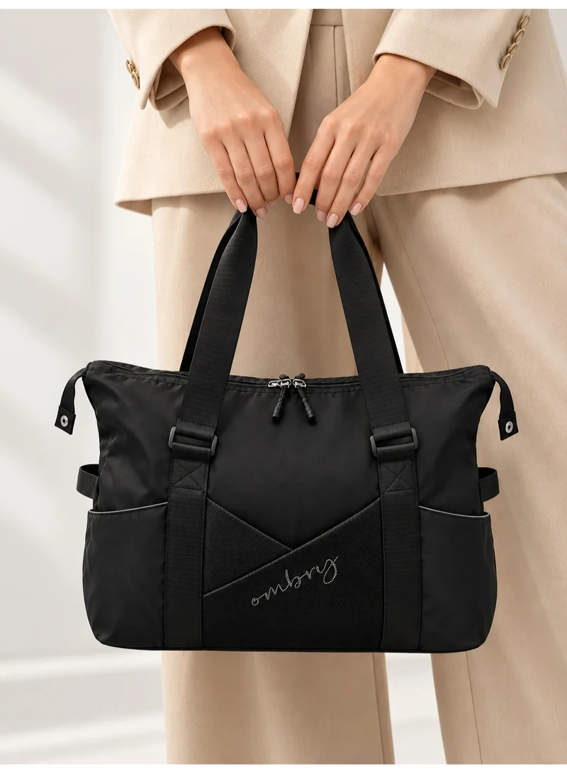 Waf Lightweight Nylon-Style Large Capacity Tote Bag for Women - Travel, Gym & Shopping
