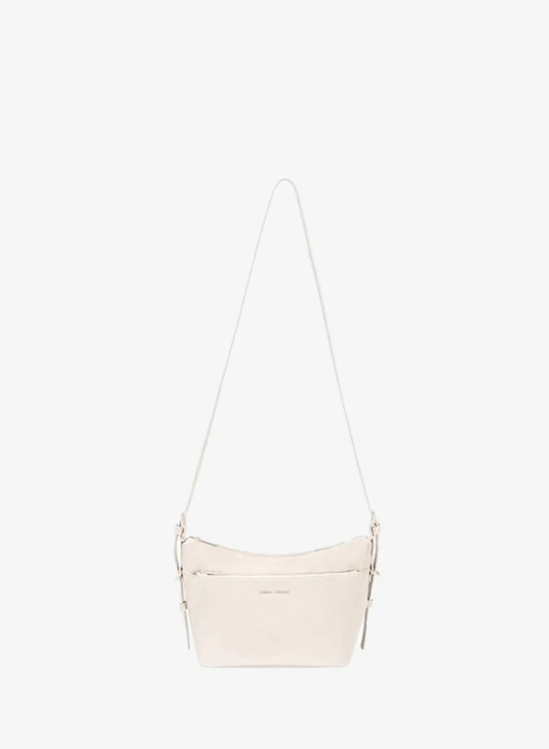 David Jones Annelise Vegan Leather Crossbody Bag | Elegant Everyday Handbag model cm8407| Compact Women's Purse with Adjustable Strap