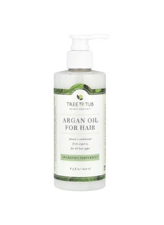 Tree to Tub Tree To Tub, Argan Oil For Hair Conditioner, For All Hair Types, Awakening Peppermint, 8.5 fl oz (250 ml)  - Image 1