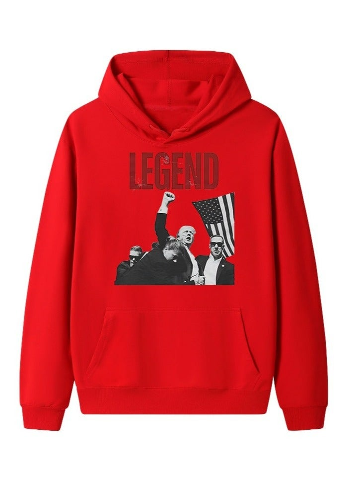 KUYING New Trump Print Hoodie - Image 1