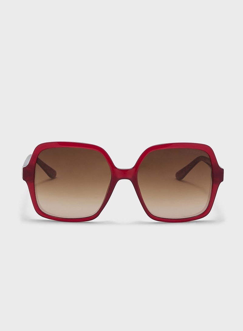 GUESS Gradient Oversized Rectangle Shape Sunglasses - Image 2