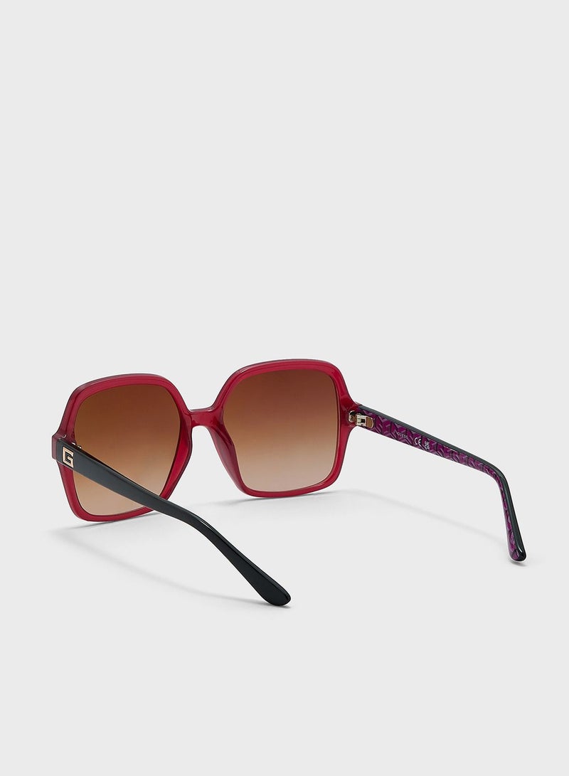 GUESS Gradient Oversized Rectangle Shape Sunglasses - Image 3